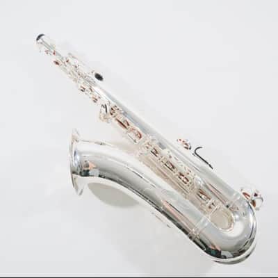 Yamaha YTS-62IIIS Professional Tenor sax with extra Custom V neck - Silver-Plated image 3