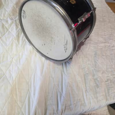 Ludwig No. 996-1 Club Date Outfit 8x12" / 14x14" / 14x20" Drum Set with Keystone Badges 1964 - 1968 - Black / Gold Duco Lacquer image 2