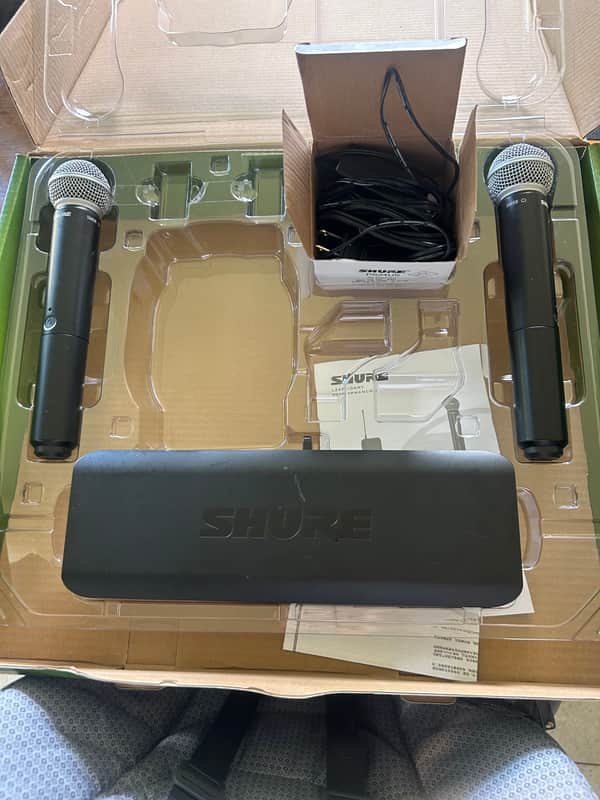 Shure BLX288 / PG58-H10 2010s - Black image 1