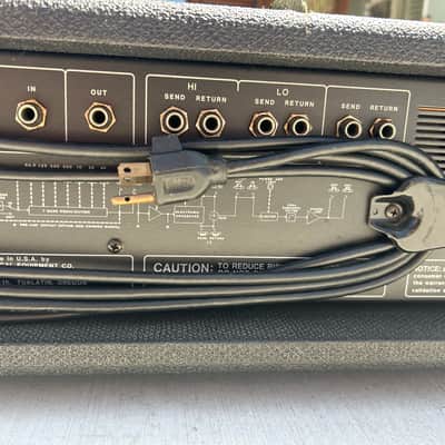 Sunn Coliseum-300 300-Watt Bass Amplifier Head 1980s - Black image 7