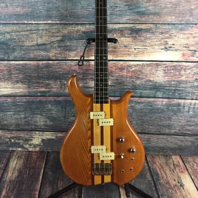 Used Hayakawa Eagle Neck Through 4 String Electric Bass with Case image 1