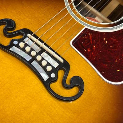 2026 Gibson SJ-200 Western Classic Acoustic Guitar Vintage Sunburst imagen 3