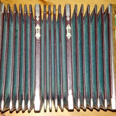 Scheffler Map Haustein Concertina Accordion (23+28 = 51 Buttons) with Carry Case image 15