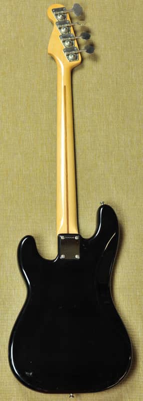 1983 Fender Japan Squier SQ Precision Bass - Black | Reverb