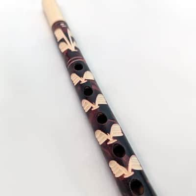 Vintage 5 holes Russian Svirel Folk Pipe / Flute - Wooden image 3