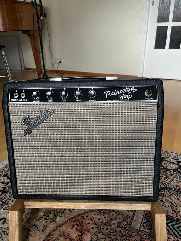 Fender Fender AA964 Princeton Non-Reverb  1966 - Black Tolex image 1