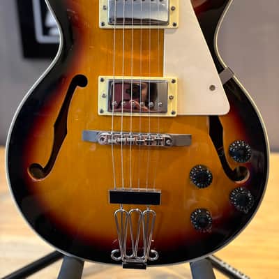 Johnson Delta Rose Hollowbody Sunburst 2020’s - Glossy Sunburst image 5