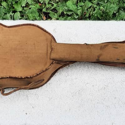 Regal Tenor Ukulele, 1920's-1930's, Black, Stencils, Canvas Gig Bag, Clean image 12