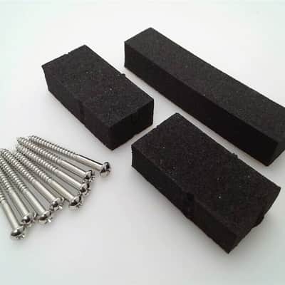True Custom Shop® Pickup Mounting Pad Cushions Foam & Screws for Fender PJ Bass image 1