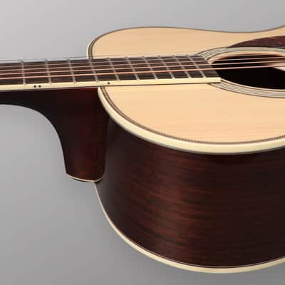 Huss and Dalton TOM-R Custom - Natural. Red Spruce / Indian RW. NEW (Authorized Dealer) image 8