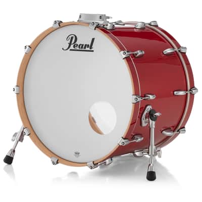 Pearl PMX Professional Maple Series 22x18" Sequoia Red Lacquer #110 Bass Kick Drum w/ BB3 Mount | NEW | Authorized Dealer image 4