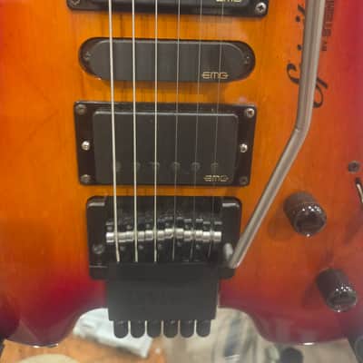 Steinberger Spirit GU7R Healdess 6 String Sunburst Gloss with EMG 57/66 SA Pickup Upgrades and extras image 1