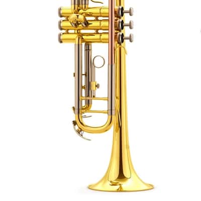 Eldon By Antigua TR-2130 Bb Trumpet. Red Brass Mouthpiece and Lacquer Finish image 2