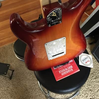 Fender American Deluxe Stratocaster 2006 60th Anniversary Aged Cherry Burst image 2