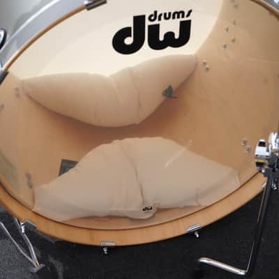 DW Design Series Limited Edition 3pc Maple Shell Pack - Titanium Satin Matte Lacquer | 12", 16", 22" image 9