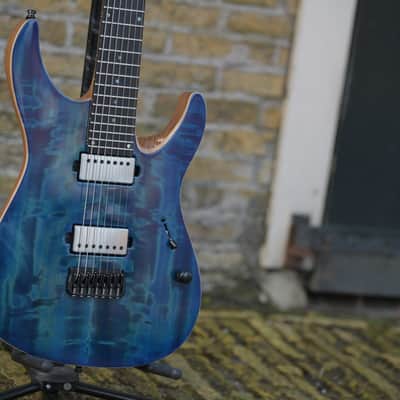 Mayones Aquila Elite S7 Baritone - Infinite Blue Gloss image 3