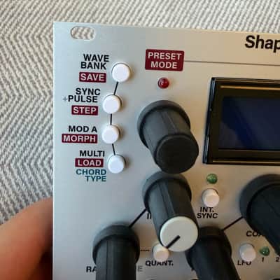 Intellijel Cylonix Shapeshifter Dual Wavetable VCO Eurorack Synth Module 2015 - Present - Silver image 3