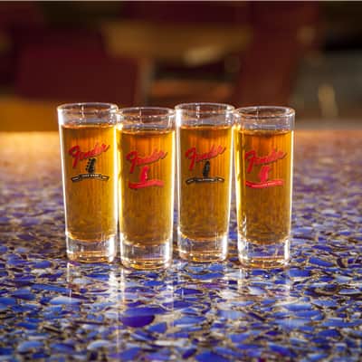 Fender Banner Headstock Shot Glasses, Set of Four image 5