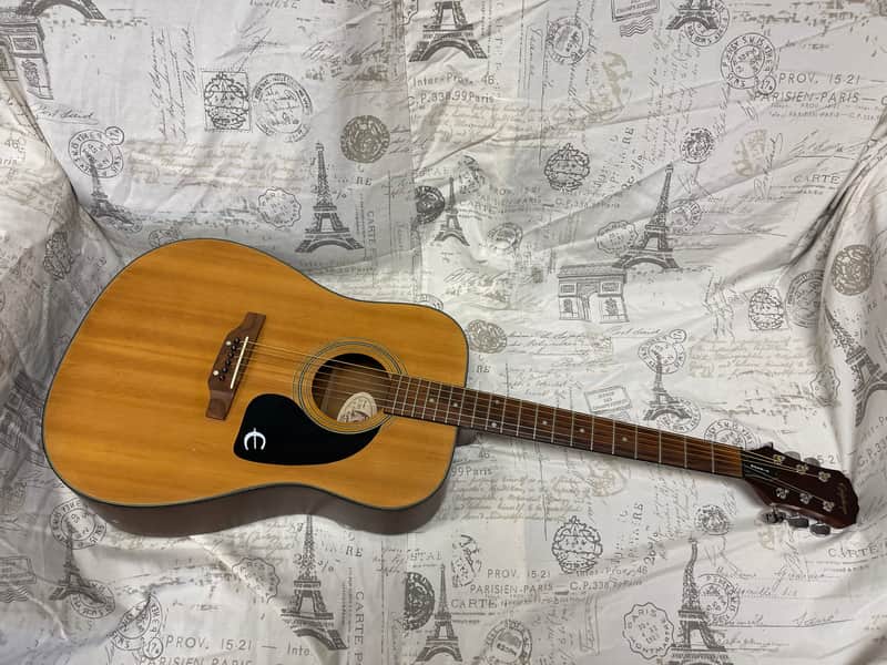 エピフォン PR-200D アコースティック・エレクトリックギター Epiphone PR 200 D 1995 Natural Korean Made Dreadnought NICE! 200D