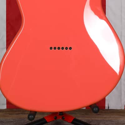 Sterling Fluff Signature Stingray Guitar - Rula Thumb Red image 5