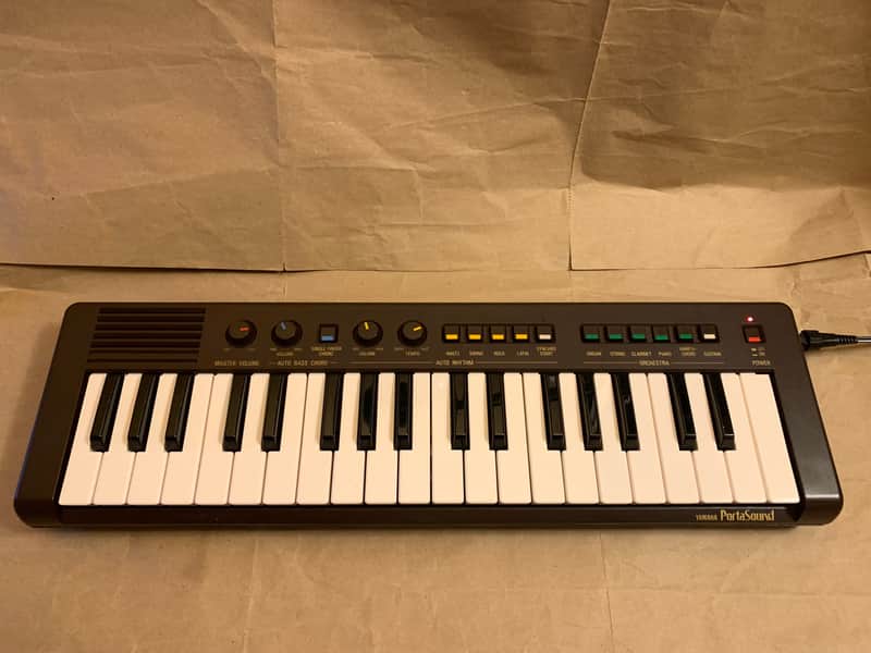 Yamaha PortaSound PS-2 1980s Chocolate Brown MINT with original