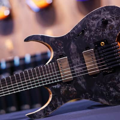 Mayones Hydra Elite PRO 7 Trans Graphite Satine image 4