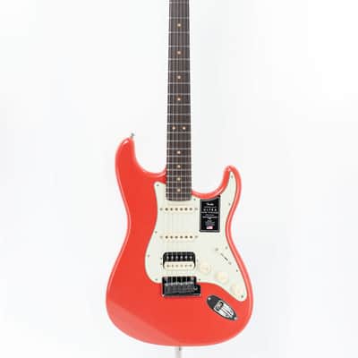 Fender American Ultra Luxe Vintage '60s Stratocaster HSS Electric Guitar - Fiesta Red | New image 3