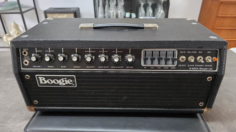 Mesa Boogie Mark IIB Coliseum 300 Series 1980-1983 USA Vintage 180w 180 Watt Simul-Class American Tube Guitar Amplifier Amp Head MK 2 MK2 MKII MKIIB MK2b II B RARE image 1