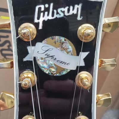 Gibson Les Paul Supreme in Cherry Sunburst (2003) 1st Year Gold Frets Fancy Binding! image 5