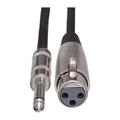 Hosa MCH-110 XLRF to 1/4" TS Microphone Cable - 10FT image 4