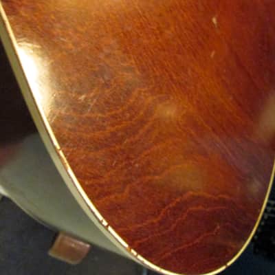 SEARS & ROEBUCK Model 319 Vintage Acoustic Guitar USA Made - overall great shape image 4