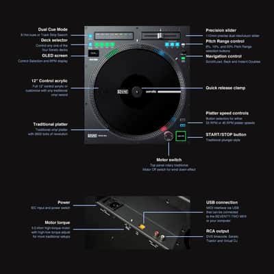 Rane DJ TWELVE MKII 12" Motorized Turntable Controller image 5