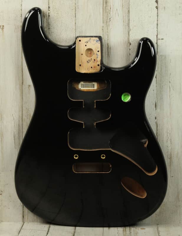 NEW Fender Deluxe Series Stratocaster Body - Black (006) image 1