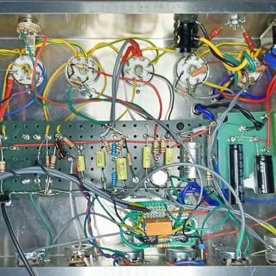 Hunter Amplifiers - 7x7 Custom Tube Amp Head - 18-watts - Green image 9