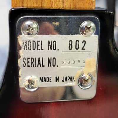 Vintage RARE 1965 Daimaru By KAWAI Model 802 Japan Redburst Pro Setup New Strings Original Hard Shell Case image 10