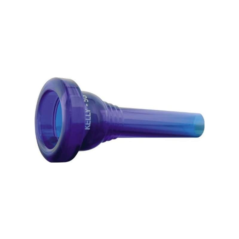 Kelly Mouthpieces 12C Trombone / Baritone Small-shank - Crystal Blue image 1