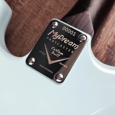 MyDream Partcaster Custom Built - Sonic Blue Wenge SRV image 8