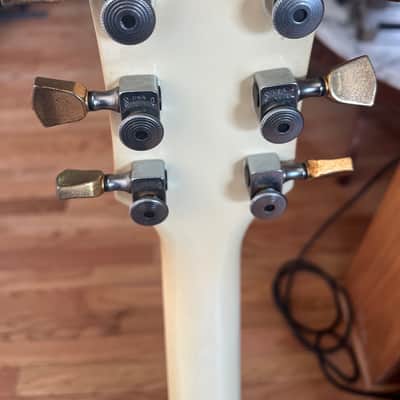 1980s Burny RLC-60 Single cut Aged White – Made in Japan image 9