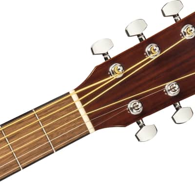 Fender CD-140SCE Dreadnought with Case, Walnut Fingerboard - Sunburst image 4