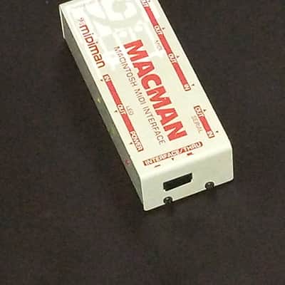 Midiman Macman 1 In 3 Out MIDI interface Early 90s  - Off White / White / Red image 4