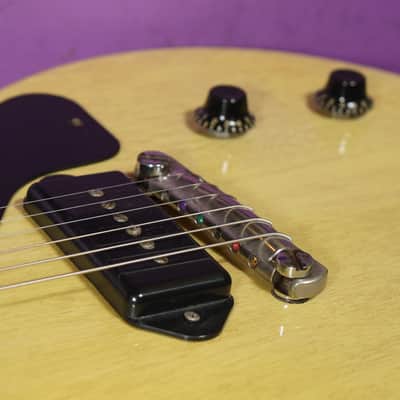 1956 Gibson Les Paul Jr TV Yellow Electric Guitar (Refinished) (VIDEO! Fresh Work, Ready) image 8