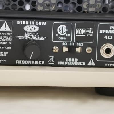EVH 5150 III Ivory 50 Watt with 6L6 Head Tube Amplifier image 8
