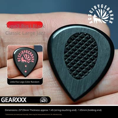 GearXXX FOX Nine-Tails Type 2 Big-J Carbon PEEK Guitar Pick