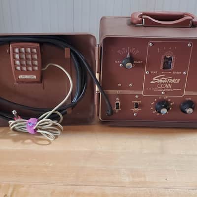 CONN  Strobe Tuner Model ST8 '60s - '70s - brown image 8
