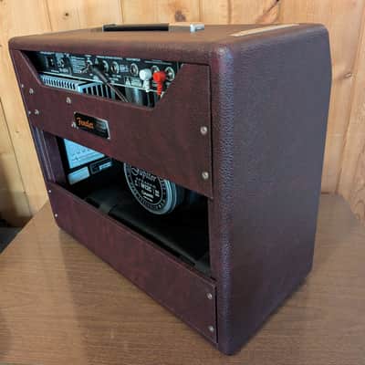 Fender '65 Princeton Reverb Reissue FSR Limited Edition Bordeaux Reserve 1x12" with Jupiter M12C image 8