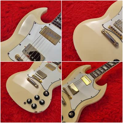 Bacchus BSG-68V SG Standard 1998  - Vintage Series - White  - Made In Japan MIJ image 5