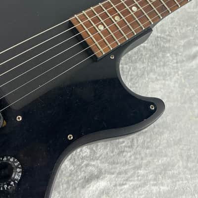 2011 USA Gibson Melody Maker guitar in satin black (excellent refin) image 7