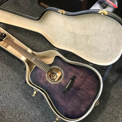 Alvarez artist 5081N acoustic electric guitar hand made in Korea 2001 in excellent condition with original alvarez branded hard case Included image 18