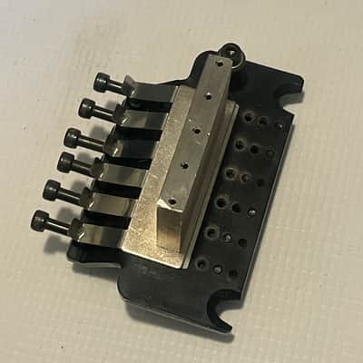 2000's Era Charvel Used FRT-01000 1000 Series Licensed Floyd Rose Black Guitar Tremolo Bridge Set image 13