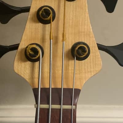 Tom Clement Singlecut 2011 Natural Custom Electric Bass Guitar image 6